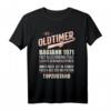 52. Geburtstag T-Shirt für Frauen und Männer - Geschenk zum 52. Geburtstag, Jahrgang 1971, personalisierte Feieridee