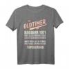 52. Geburtstag T-Shirt für Frauen und Männer - Geschenk zum 52. Geburtstag, Jahrgang 1971, personalisierte Feieridee