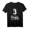 Prinz Jahrgang 2018 Geburtstags-T-Shirt für Jungen - Perfektes Geschenk zum 3. Geburtstag für kleine Prinzen