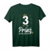 Prinz Jahrgang 2018 Geburtstags-T-Shirt für Jungen - Perfektes Geschenk zum 3. Geburtstag für kleine Prinzen