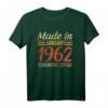 Lustiges 59. Geburtstag T-Shirt Jahrgang 1962 im Vintage-Stil - Perfektes Geschenk für Männer, Frauen, Familie und Freunde