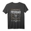Lustiges 52. Geburtstag T-Shirt Jahrgang 1969 Februar – Vintage Stil Geschenkidee für Männer & Frauen, Familie & Freunde