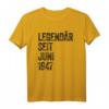 Geburtstag Legendär Seit 1947 T-Shirt – Vintage Retro 75. Geburtstag Idee für Jubilare & Jahrgangsfeiern