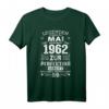 Lustiges 59. Geburtstag T-Shirt Jahrgang 1962 Mai - Vintage Geschenkidee für Männer und Frauen, Familie & Freunde