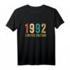 Geburtstag Geschenk Frau & Mann Limited Edition 1992 T-Shirt – Vintage Retro Design & Witzige Geschenkidee
