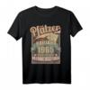 Pfälzer Baujahr 1965 Shirt - Lustiges Weinfest Geschenk für Pfalz Fans mit Wein, Schorle & Schorleglas Design