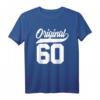 63. Geburtstag Geschenk Mann Frau Original Jahrgang 1960 T-Shirt – Lustiges Geburtstagsoutfit für Damen und Herren