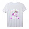Crazy seit 1977 46. Geburtstag T-Shirt - Lustiges Geschenk für Frauen des Jahrgangs 1977 mit pinkem Einhorn