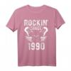 33. Geburtstag T-Shirt für Frauen und Männer - Jahrgang 1990 Geschenk zum 33. Geburtstag