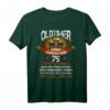 75. Geburtstag Oldtimer Jahrgang 1946 Spruch Geschenk T-Shirt – Lustiges Geburtstagsgeschenk für Damen und Herren, AutoliebhaberInnen und Familienfeiern