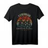 37. Geburtstag Legendär Seit 1986 Geschenk Jahrgang T-Shirt - Lustiges Retro Geburtstag Outfit für Männer, Frauen, Kinder