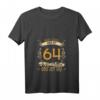 Damen 64. Geburtstag T-Shirt mit V-Ausschnitt - Lustiges Geschenk für Mutter oder Frau mit Humor zum 64. Geburtstag 1958