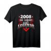 2008 Geburt einer Legende Geburtstag T-Shirt - Perfektes Geschenk für Jahrgang 2008 Geborene