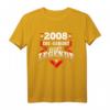 2008 Geburt einer Legende Geburtstag T-Shirt - Perfektes Geschenk für Jahrgang 2008 Geborene