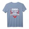 2008 Geburt einer Legende Geburtstag T-Shirt - Perfektes Geschenk für Jahrgang 2008 Geborene