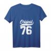 47. Geburtstag Geschenk für Damen und Herren – Original Jahrgang 1976 T-Shirt mit V-Ausschnitt für Frauen, Männer, Teenager & Party