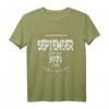 Lustiges Vintage T-Shirt zum 49. Geburtstag - Jahrgang 1971 September Geschenkidee für Sie & Ihn, Familie & Freunde