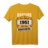 Herren Geburtstag 1951 Geschenk T-Shirt - Lustiges Jahreszahl-Shirt für den Jahrgang 1951 zum Geburtstag