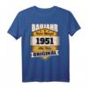 Herren Geburtstag 1951 Geschenk T-Shirt - Lustiges Jahreszahl-Shirt für den Jahrgang 1951 zum Geburtstag
