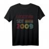Legendär Seit 2009 Retro T-Shirt für Geburtstag & Jubiläum - Vintage Design für Mann und Frau