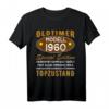 60. Geburtstag Mann & Frau Oldtimer Jahrgang 1960 T-Shirt – Lustiges Geschenk für Geburtstagsfeier, Party & Überraschung für 1960 Geborene