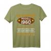 60. Geburtstag Mann & Frau Oldtimer Jahrgang 1960 T-Shirt – Lustiges Geschenk für Geburtstagsfeier, Party & Überraschung für 1960 Geborene