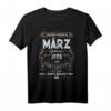 Lustiges T-Shirt zum 46. Geburtstag Jahrgang 1975 - Vintage Design Geschenkidee für Männer und Frauen