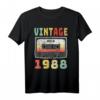 1988 Geschenk T-Shirt - Vintage Retro Geburtstag für den Jahrgang 1988, Nostalgie & Geschenkidee