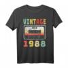 1988 Geschenk T-Shirt - Vintage Retro Geburtstag für den Jahrgang 1988, Nostalgie & Geschenkidee