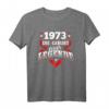 1973 Geburt einer Legende Jahrgang Geburtsjahr Geburtstag T-Shirt – Perfektes Geschenk für Geburtstagskinder des Jahrgangs 1973