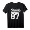 36. Geburtstag Geschenk für Mann und Frau - Original Jahrgang 1987 T-Shirt für Frauen, Männer und Teenager