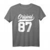36. Geburtstag Geschenk für Mann und Frau - Original Jahrgang 1987 T-Shirt für Frauen, Männer und Teenager