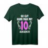 Lustiges 10 Jahre Geburtstags-T-Shirt für Frauen und Männer - Geschenkidee für 2012 Geborene, Party Deko & Geburtstagsspruch