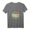 Retro 42 Jahre Jahrgang 1982 Limited Edition T-Shirt mit V-Ausschnitt – Perfektes Geburtstagsgeschenk für 42-Jährige