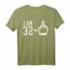 32 Jahre Geburtstag T-Shirt mit Mittelfinger - Lustiges Geburtstagsgeschenk für Männer & Frauen zum Feiern