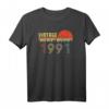 30. Geburtstag T-Shirt für Männer und Frauen, Jahrgang 1991 Geschenkidee – Legendär seit 1991, Retro & Vintage Design für die perfekte Party