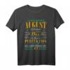 Lustiges 42. Geburtstag T-Shirt Jahrgang 1977 August – Vintage Geschenkidee für Männer und Frauen zum 42. Geburtstag