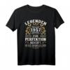 Legenden 1957 Geboren Geschenk - Geburtstag T-Shirt für Männer und Frauen, originelles Jubiläums-Design