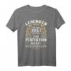 Legenden 1957 Geboren Geschenk - Geburtstag T-Shirt für Männer und Frauen, originelles Jubiläums-Design