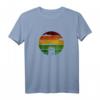 Süße Retro Vintage Katze Sonnenuntergang T-Shirt – Perfektes Geschenk für Katzenliebhaber, Katzenmama und Katzenpapa