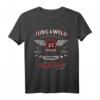 21 Jahre Jung & Wild zur Perfektion gereift - Lustiges T-Shirt zum 21. Geburtstag für Männer und Frauen, Jahrgang 2003 Geschenkidee