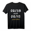 Geburtstag Februar 1958 Jahrgang 65. Geburtstag Geschenk T-Shirt - Retro Limited Edition für Jubilare