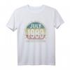 Lustiges HapOwl T-Shirt für Mann & Frau - Jahrgang Juli 1983 Geschenk & Deko für den besonderen Tag