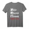 Eat Sleep Anime seit 2001 Geburtstag T-Shirt – Perfekte Geschenkidee für Anime-Fans, Jungen & Mädchen, Geburtstagsdeko für Männer & Frauen