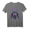 Japanischer Dämonen Samurai Oni Gesichtsmaske Glitch T-Shirt – Stylisches Anime-Design für Fans japanischer Kultur & perfektes Geschenk