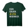 Jiu Jitsu Geschenk - Lustiges Essen Schlaf Jiu Jitsu T-Shirt für Männer, Frauen & Kinder | Ideal als Geschenk