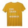 Jiu Jitsu Geschenk - Lustiges Essen Schlaf Jiu Jitsu T-Shirt für Männer, Frauen & Kinder | Ideal als Geschenk