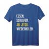 Jiu Jitsu Geschenk - Lustiges Essen Schlaf Jiu Jitsu T-Shirt für Männer, Frauen & Kinder | Ideal als Geschenk