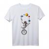 Astronaut Fahrad Jonglieren Planeten T-Shirt – Perfektes Geschenk für Weltraum- und Science Fiction Fans