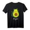 Lustiges Veganer Avogato T-Shirt mit Avocado und Katze - Perfektes Geschenk für Veganer, Tierliebhaber & Gesundheitsbewusste